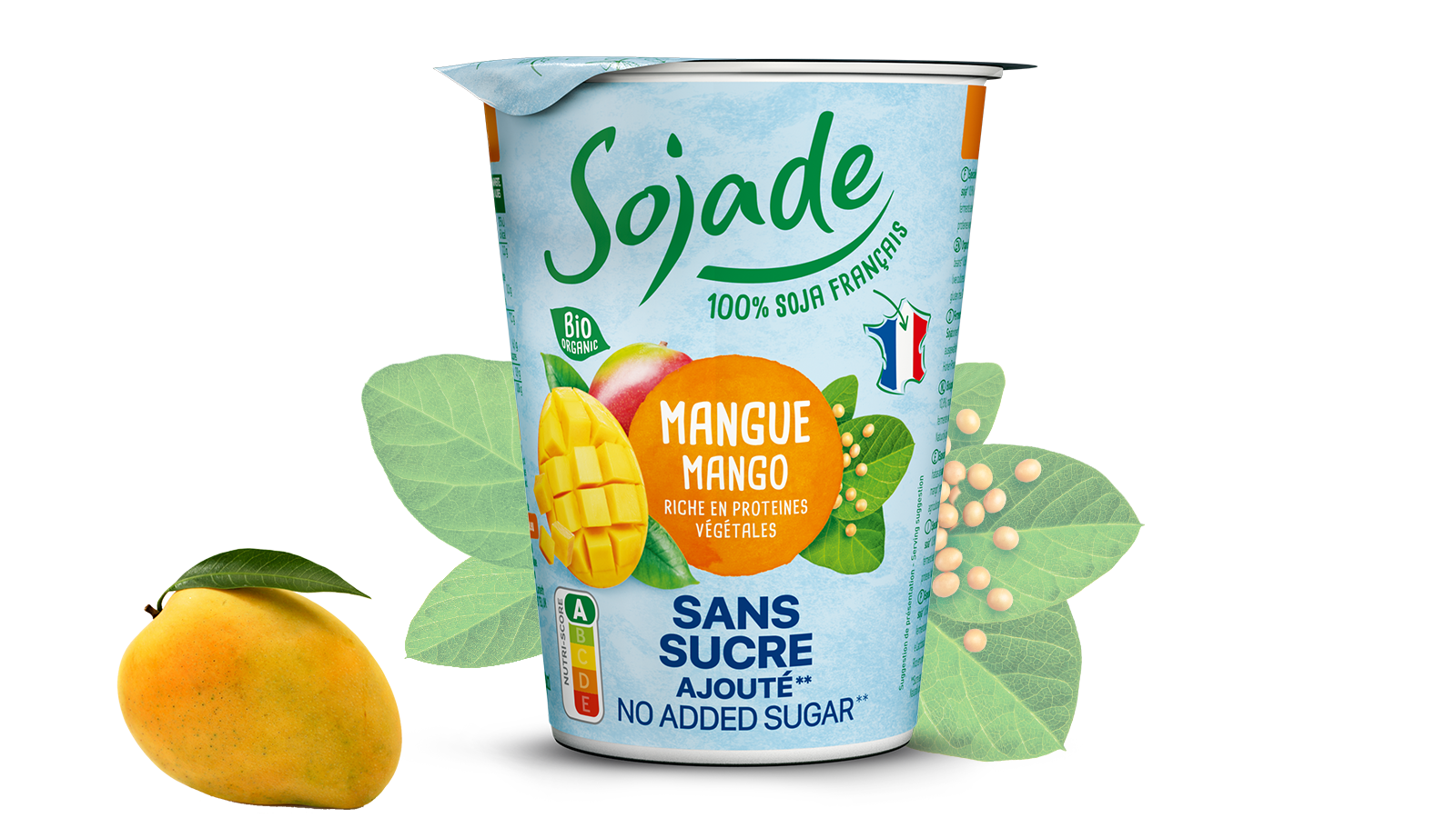 Sojade al Mango senza zuccheri aggiunti 400 gr - Sojade