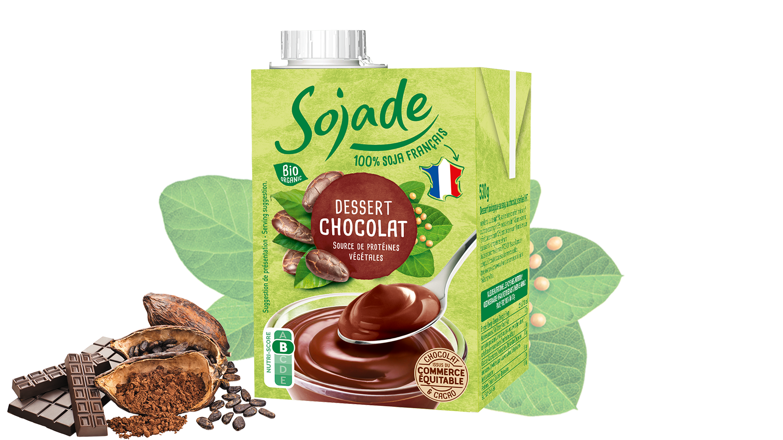 Pur cacao bio non sucré en poudre issu du Commerce Equitable